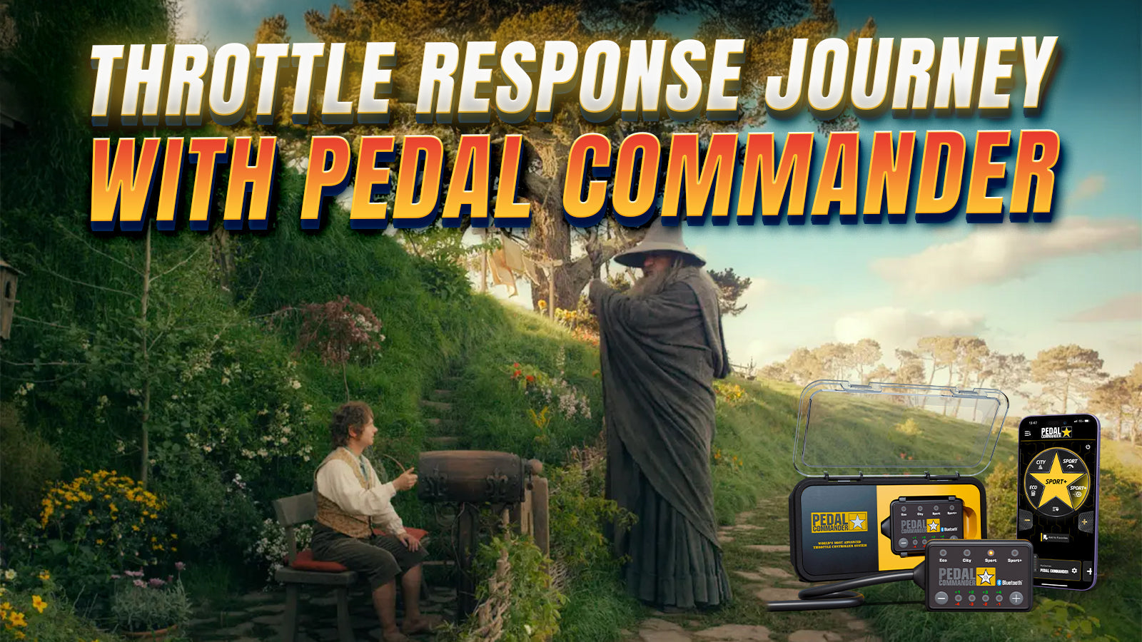 throttle response journey with Pedal Commander