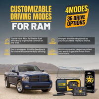 Pedal Commander® for dodge ram 4 modes