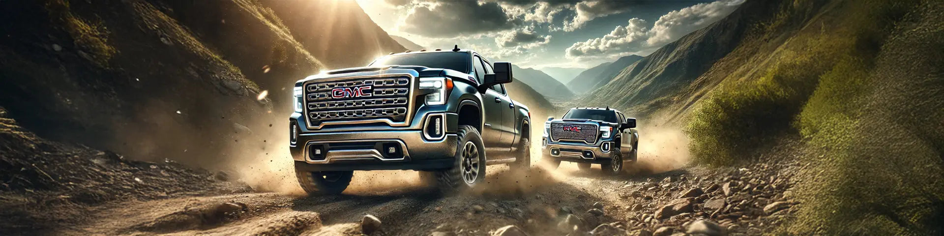 GMC Heavy Duty Trucks On Dirt