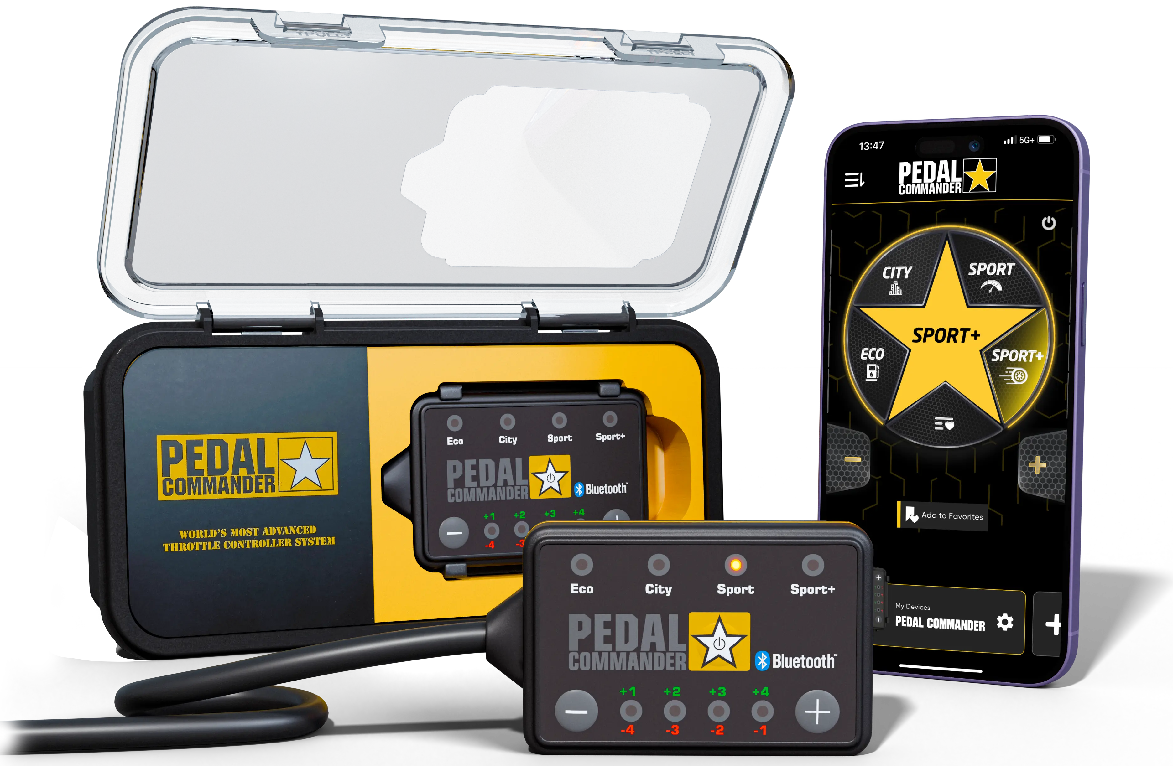 تطبيق Pedal Commander® لنظامي التشغيل IOS وAndroid